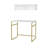 Hussum Metal Base Writing Desk-1724247501
