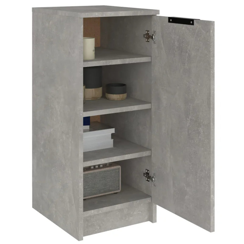 4 Pair Shoe Storage, Concrete Grey