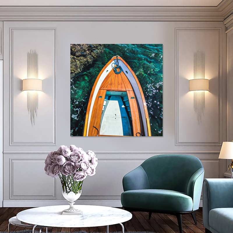 Bowriding Print, 36" H x 36" W x 1.5" D, Acrylic