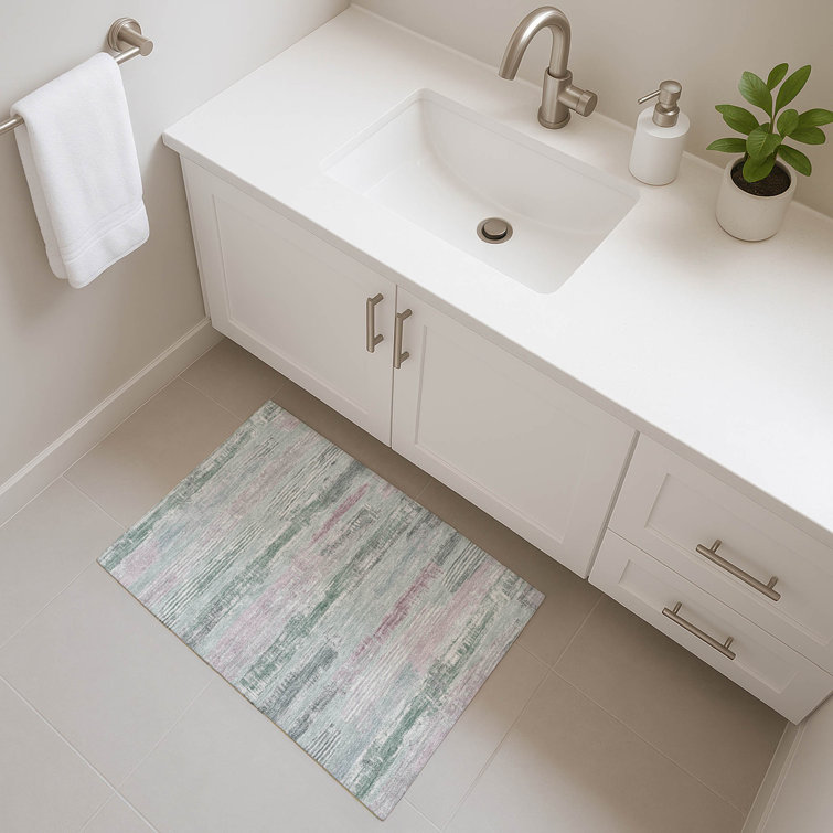 Premium Machine Washable Slesnick AMF1665 Stripes Rug