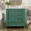 Ensemble de meuble-lavabo moderne avec lavabo 30 po, meuble-lavabo moderne avec porte à fermeture douce et 3 tiroirs, structure en bois massif-130140599-130140601
