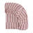 Maroon Stripe Muslin Crib Sheet