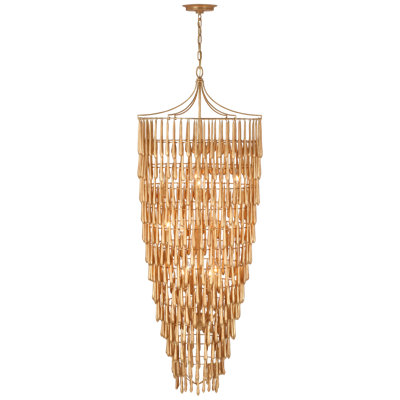 Julie Neill Vacarro Tall Cascading Chandelier