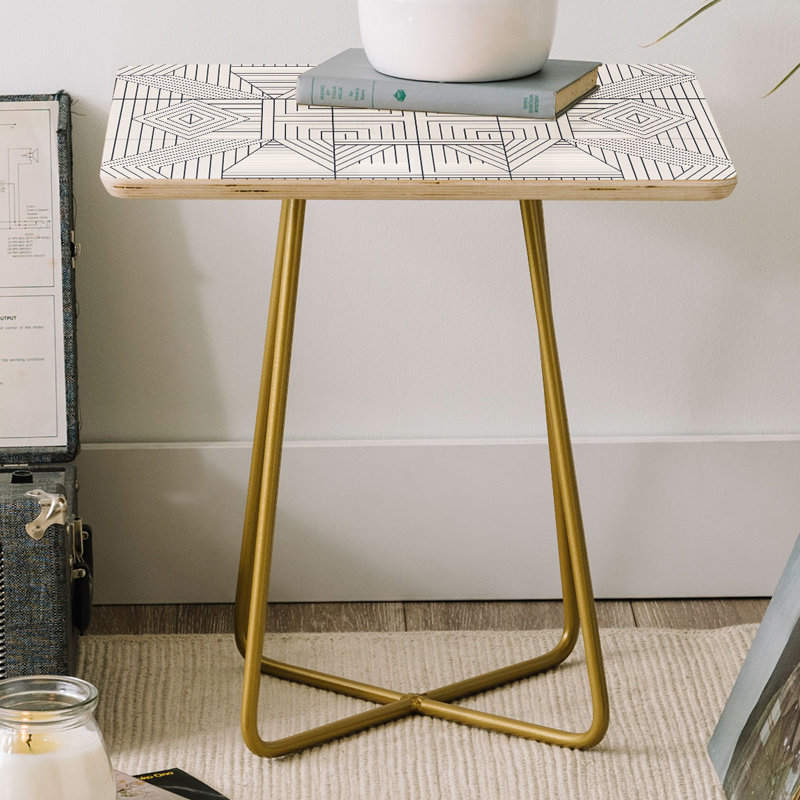 Bendte End Table, Gray
