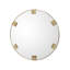 Nippon Flat Metal Beveled Wall Mirror-60780664