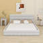 Lit plateforme en tissu d'ameublement-1003659358