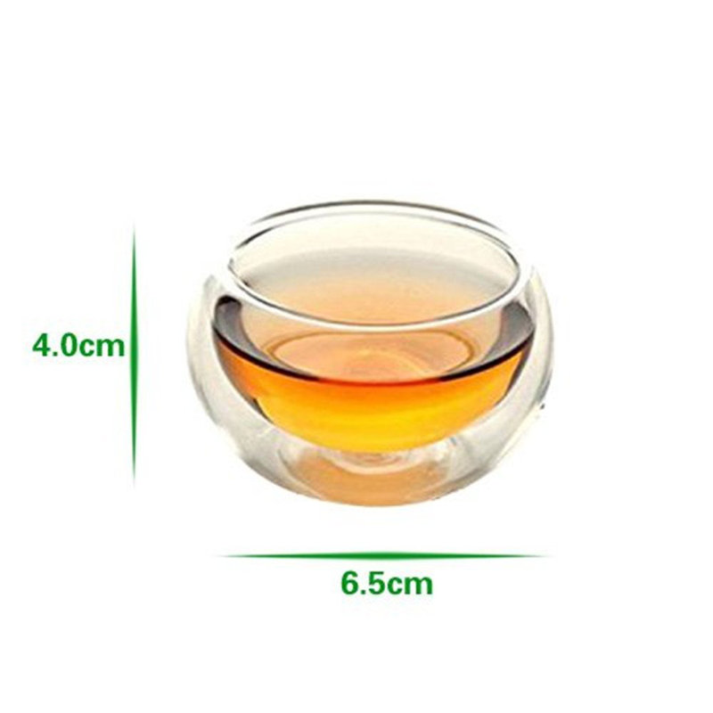 Ensemble de thé en verre 9 pièces anti-chauffage personnel Leatrice