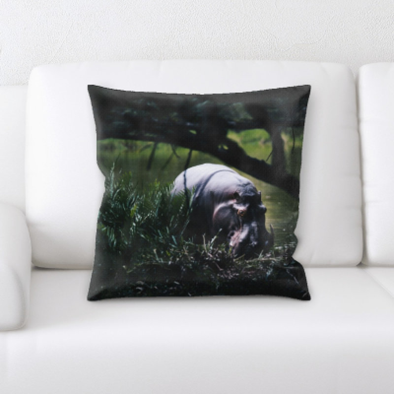 Microsuede Reversible Throw Pillow