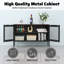 Armoire de rangement en métal pour chambre à coucher, salon, maison, hôtel, bureau, garage, 5 niveaux, tablette amovible