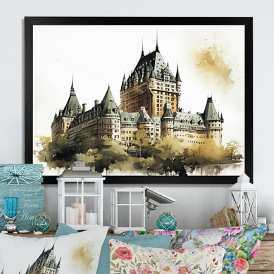 Château Frontenac au Québec - Art mural pour salon Québec