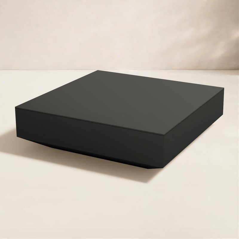 Vela Patio Table, Anthracite, 31.5" W x 31.5" L x 11.75" H