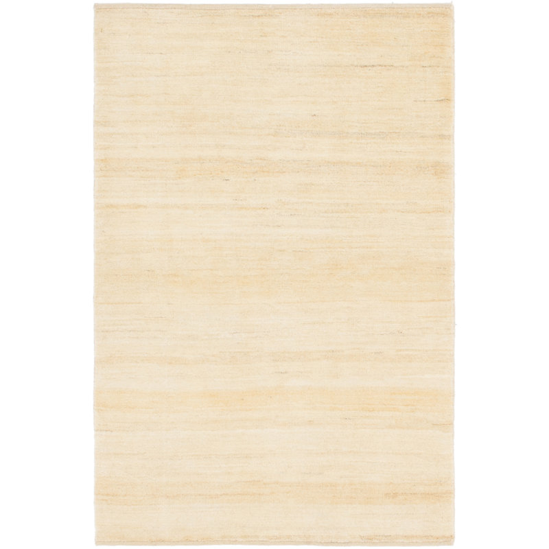 Tapis de zone en laine 3 pi 4 po x 5 pi noué la à la main one-of-kind Didcot