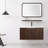 36'' Single Bathroom Vanity with Poly Marble Top