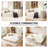 Aldora Boneless 78" King Size Convertible Sleeper Sofa Bed With 2 Pillows, Corduroy Folding Mattress Couch, No Assembly Required , Floor Sofa Lounge Couch For Living Room Small Spaces-88160385