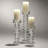 Glass Ribbed Candleholder/Vase-7121219