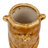 Stoneware Bear Vase with Reactive Crackle Glaze