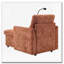 Chaise longue en chenille avec rangement-1153513378