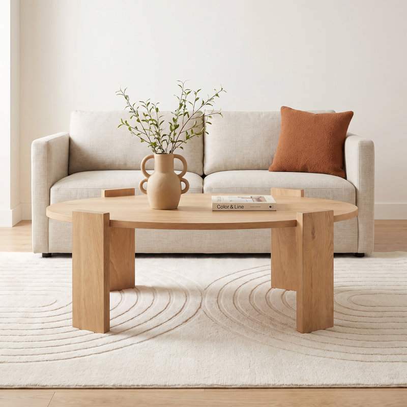 Eben Solid Wood Single Coffee Table