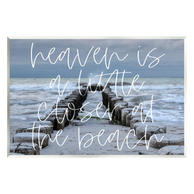 «Heaven Closer At Beach Coastal Floater», art mural par Lil 'Rue