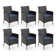 Alyah Rectangular 6 - Person 64" Long Dining Table with Cushions