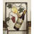 Metal Wine Multi Colored Wall Decor with Grapes Detailing Set