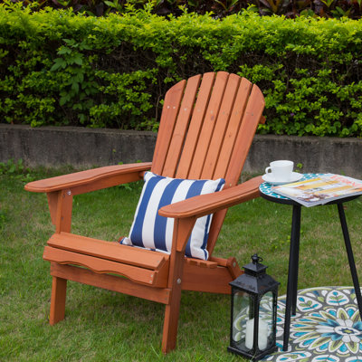 Chaise Adirondack pliante en bois massif Philbrick