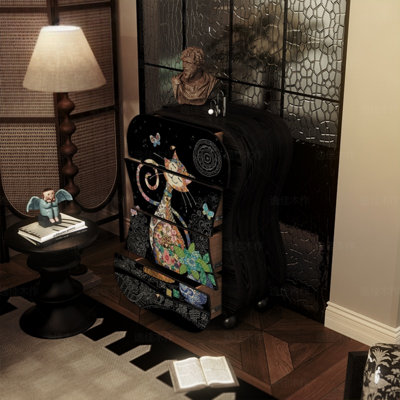 Modern Four Drawer  Storage Accent Chest