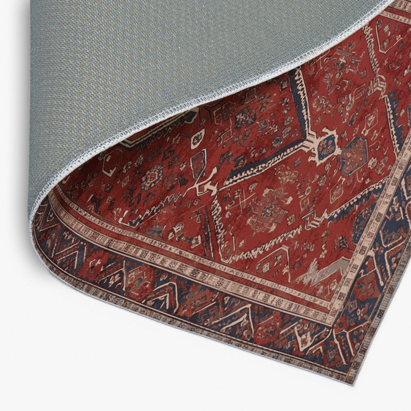 Tapis d'intérieur et d'extérieur brun Persian, Rectangulaire 8 pi x 10 pi