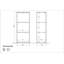 Jorgensen 119.4cm H x 50cm W Standard Bookcase-45289811