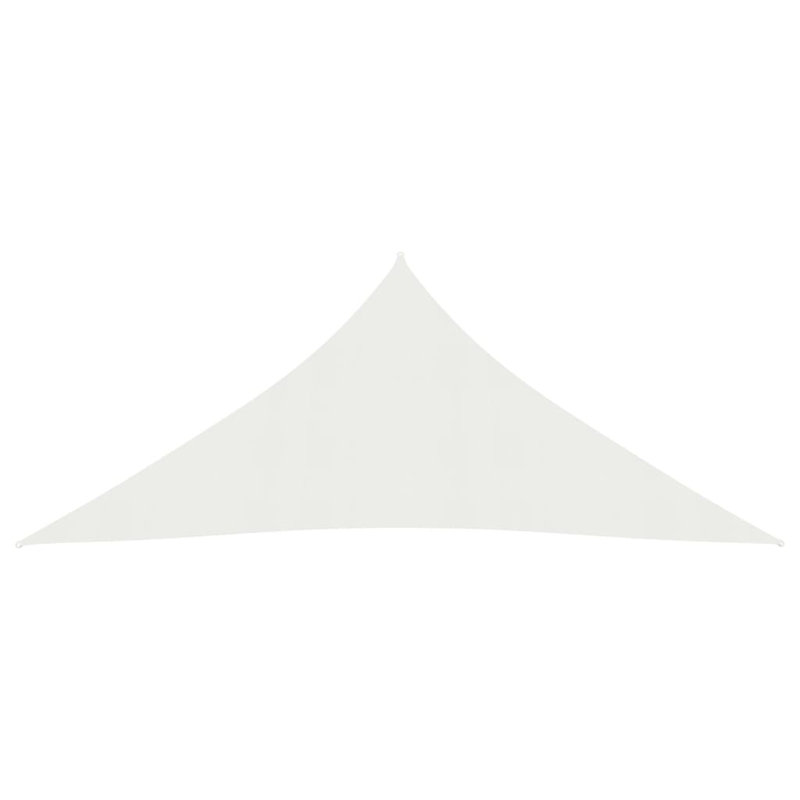 Fobbs 3m x 4m Triangular Shade Sail, White