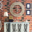Blackwell 60cm Round Wood Grain Metal Silent Wall Clock