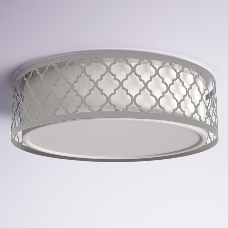 Giselle LED Flush Mount, Polished Nickel