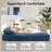 Folding Sofa Bed with Pillow, Convertible Comfy Couch Bed for Adults, Modern Velvet Design for Apartment Living Room and Bedroom, Single Size-1495340369