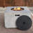Akeam Rectangle Concrete Propane Smokeless Fire Pit Table with Hidden Fuel Tank