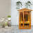 Engdash FAR Infrared Sauna in Hemlock