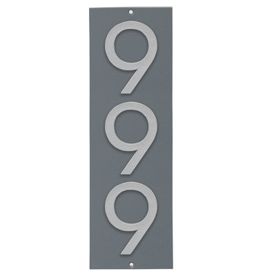 Floating 1-Line Wall Address Plaque