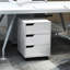 Noa 40cm Wide 3 -Drawer Mobile File Cabinet-114349128