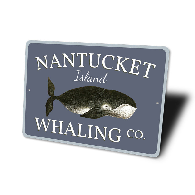 Enseigne en aluminium Nantucket, H 12 po x l 18 po x P 0,06 po