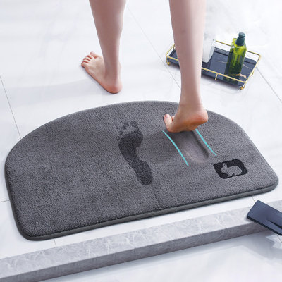  Memory Foam Bath Mat, Super Absorbent Non Slip Bathroom Rugs, Machine Washable Bath Rug, Quick Dry Bathmat, Cushioned Floor Mats for Shower, Bathtub and Floor, Home Decor Accessories