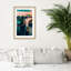 Turquoise Landscape - Single Picture Frame Print-436448928-436448935