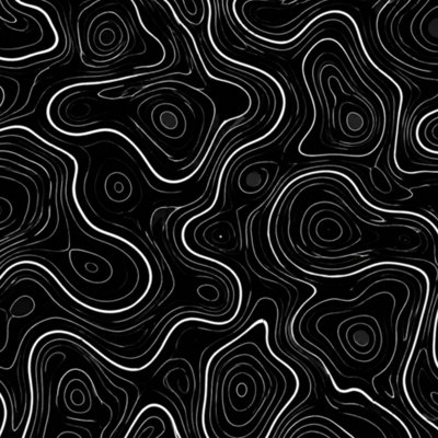 Papier peint adhésif noir à motif de lignes météorologiques abstraites «Peel and Stick» Contour l 23,6 po x H 118 po Papier peint amovible auto-adhésif pour les armoires de chambre de bébé