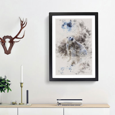 Polar Bear - Picture Frame Painting Print