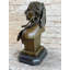 Sculpture en bronze du chef Native American Warrior