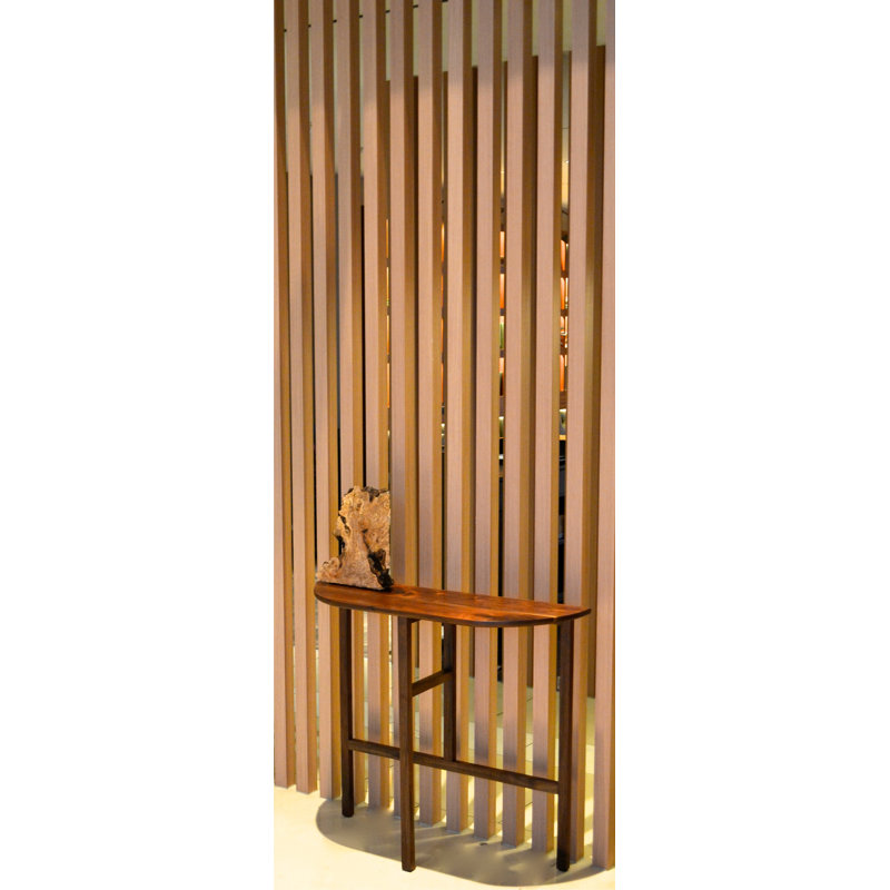 36'' W Solid Wood Console Table, Walnut