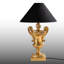 Lampe de chevet Golden Fabric Cap-1116076295