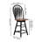 Azizi Swivel Solid Wood Counter Stool-1851956401