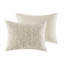 Édredon double / grand - 3 pièces en coton à motif géométrique 100% beige