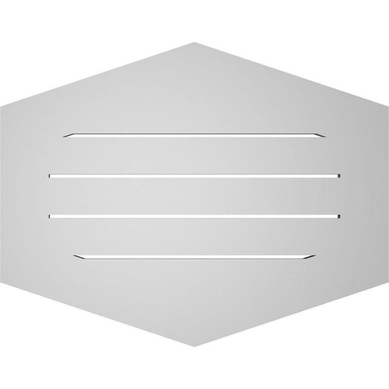 Pente verticale verticale en uréthane 4 pi, H 22 po x l 28 po x P 1 po