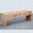 Old elm log TV cabinet