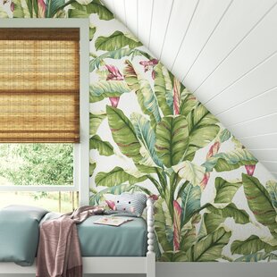 Wall Décor Temporary Removable Wallpaper F119 Banana Leaf Wallpaper Floral Wallpaper  Removable Minimalistic Wallpaper Floral Removable Wallpaper Home  Living  Wallpaper etnacompe